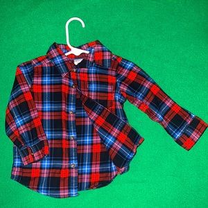 Carter’s flannel button up